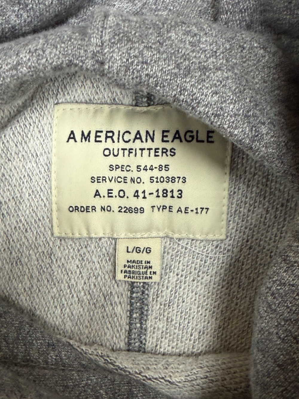 American Eagle Hoodie - Mens Large - Picture 2 of 2